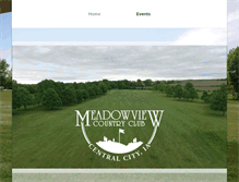 Tablet Screenshot of golfmeadowview.com